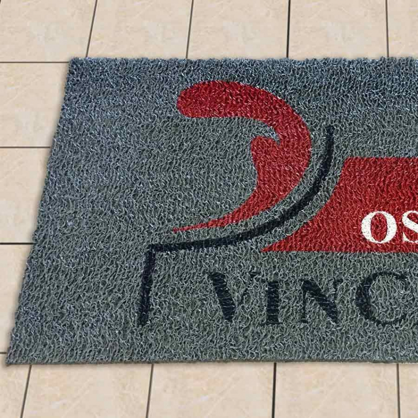 Custom entrance mats Curly logo mat - 0 -