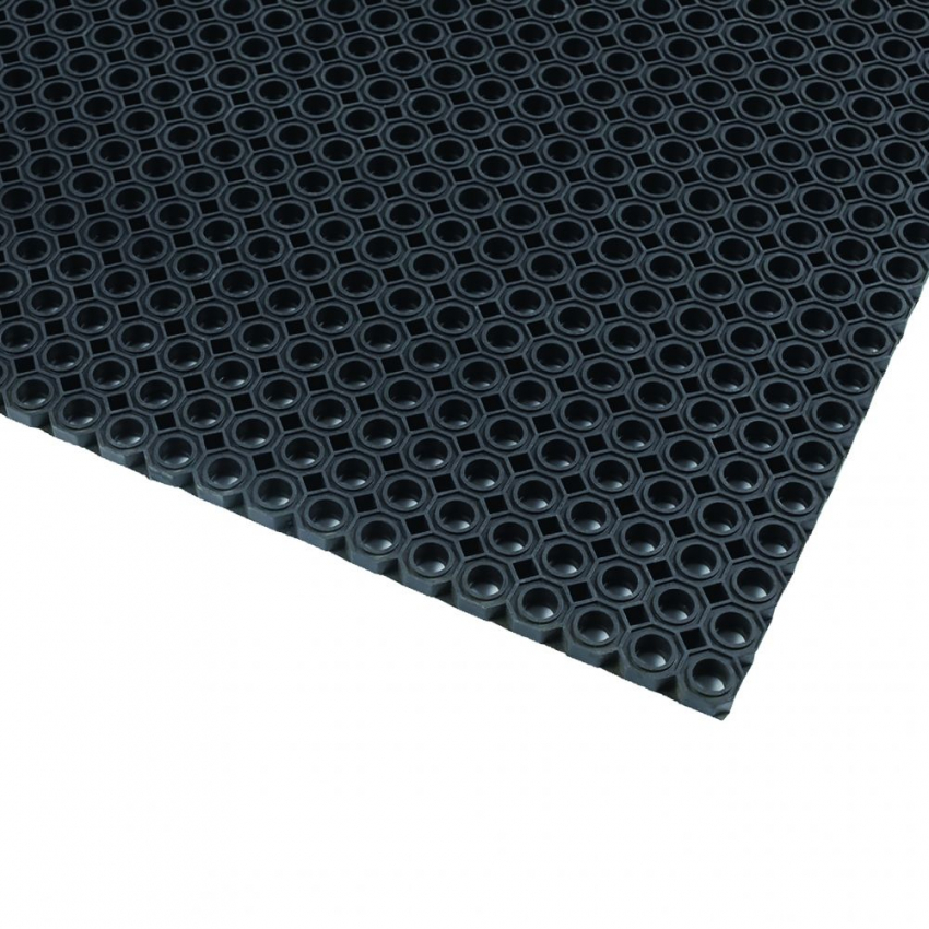 Rubber mat with small holes without edges - 45.28 - 599 Oct-O-Flex