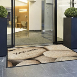 Customized entrance mats Embossed logo mat - 78.833333 - WATERHOG IMPRESSIONS