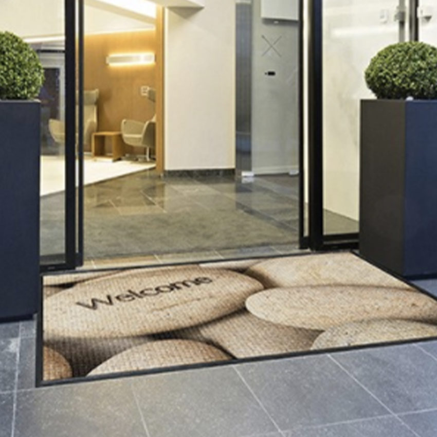 Customized entrance mats Embossed logo mat - 78.833333 - WATERHOG IMPRESSIONS