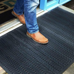 Rubber grating Caillebotis design en vague - 102 - BTB caillebotis vagues