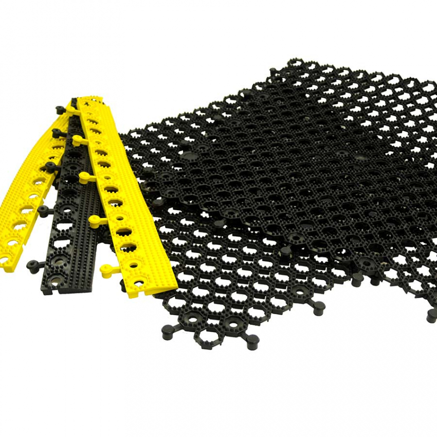 Anti-fatigue mat Dalles pvc clipsable antidérapantes - 294 - PLASTEX LOK